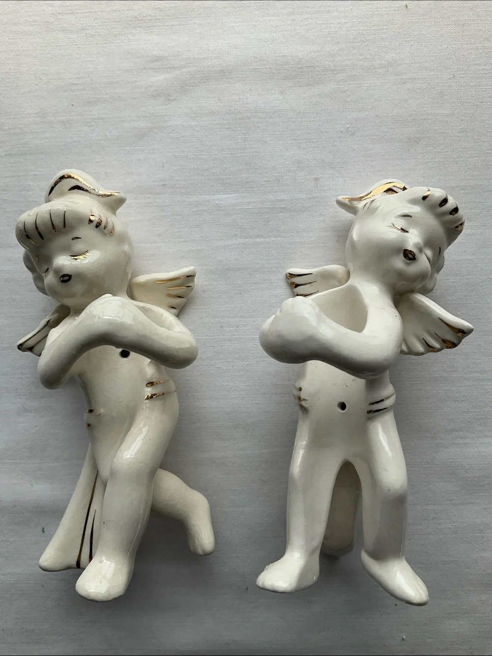 Vintage Commodore Candle Climber Angels